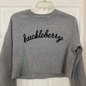 Huckleberry Brand cropped sweatshirt size SMALL